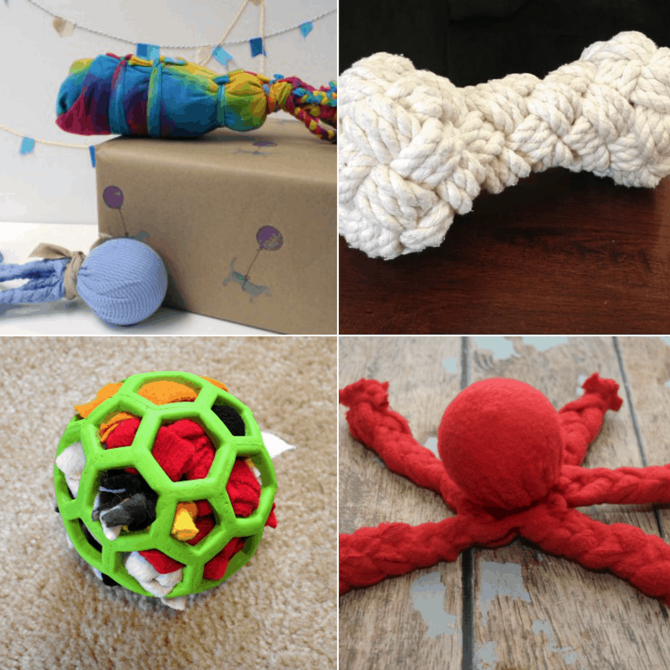 13 Homemade DIY Dog Toys