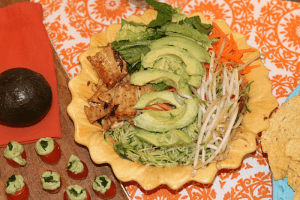 Vietnamese Avocado Zoodle Salad Bowl Recipe