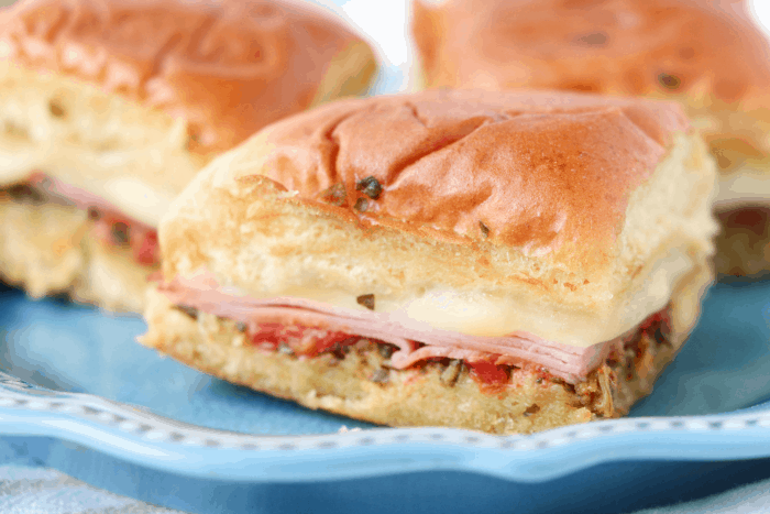Easy Pesto Ham Slider Sandwiches Recipe