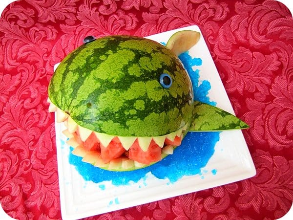 Watermelon Shark Carving