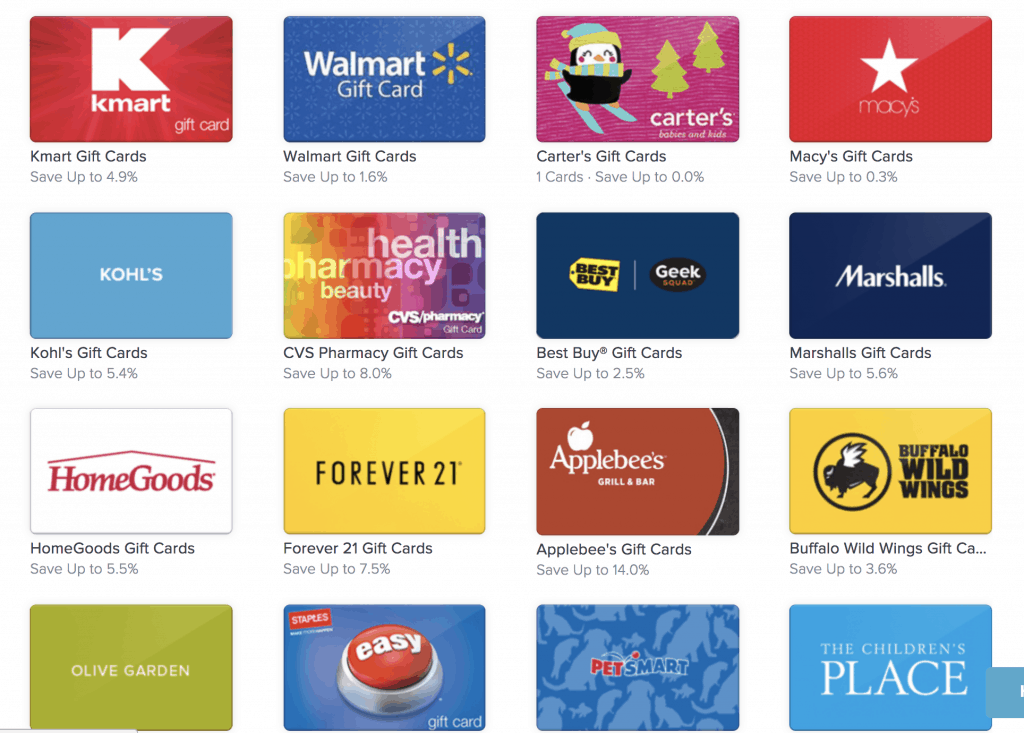 Gift Card Discounts