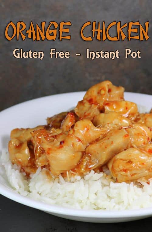 Gluten Free Instant Pot Orange Chicken