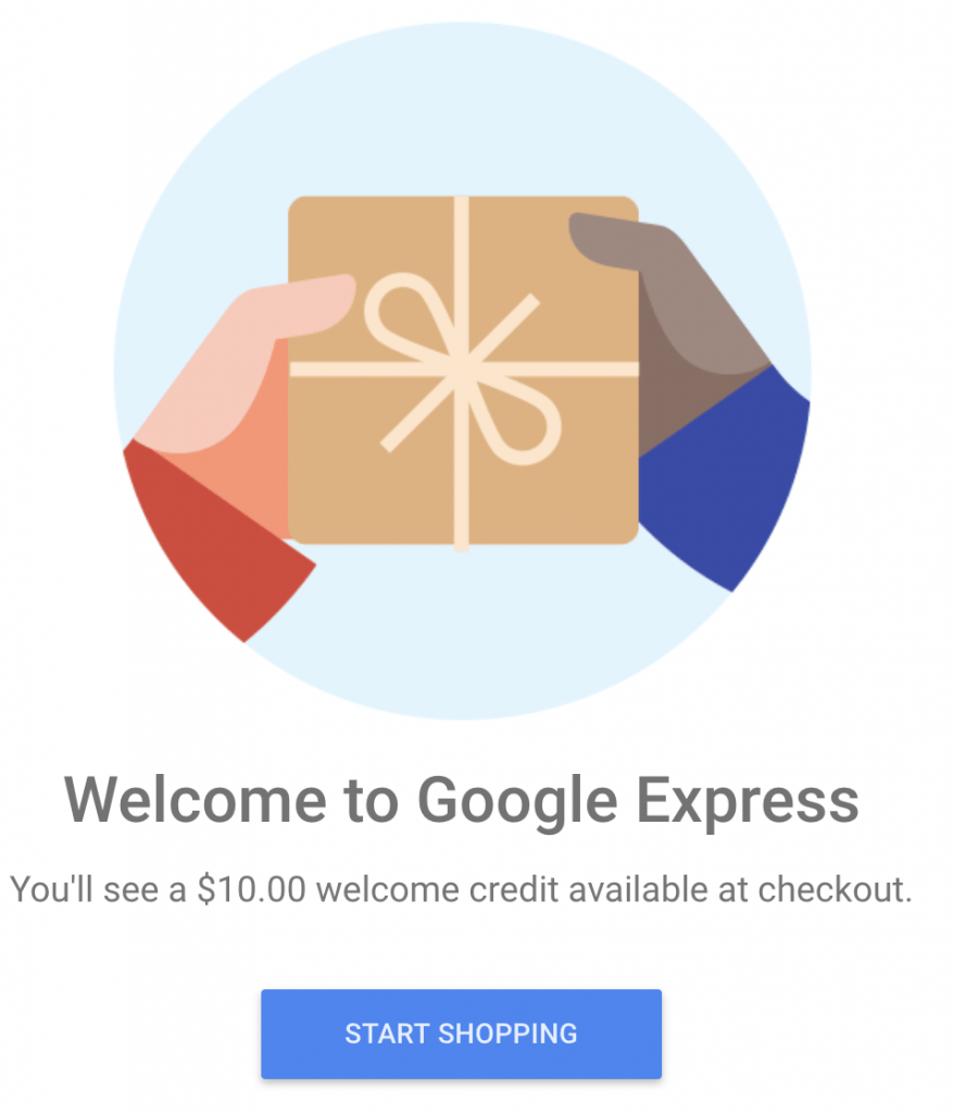 Free $10 Credit to Use at Google Express