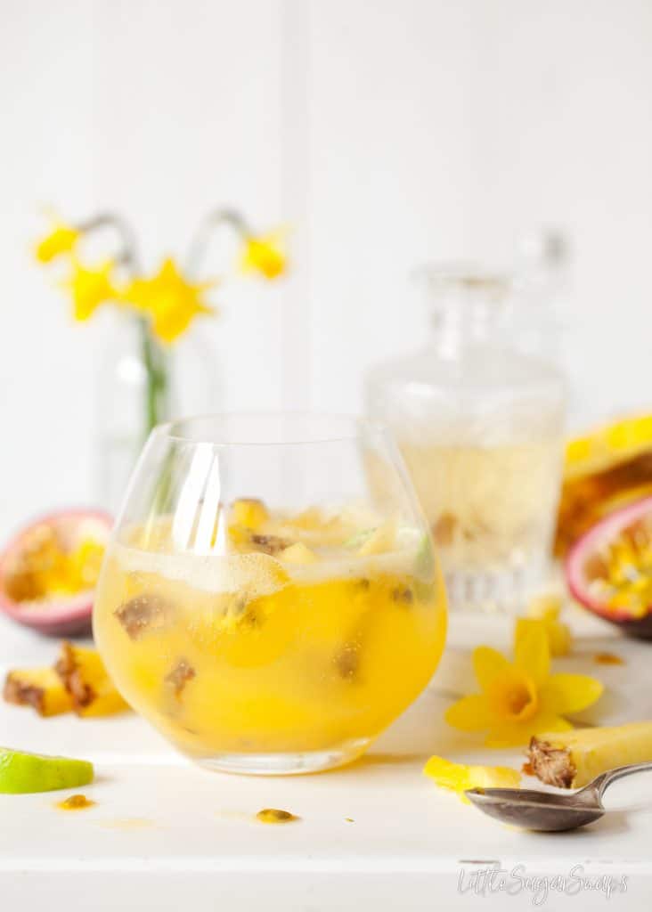 Passionfruit Pineapple Spring Gin Tonic Recipe