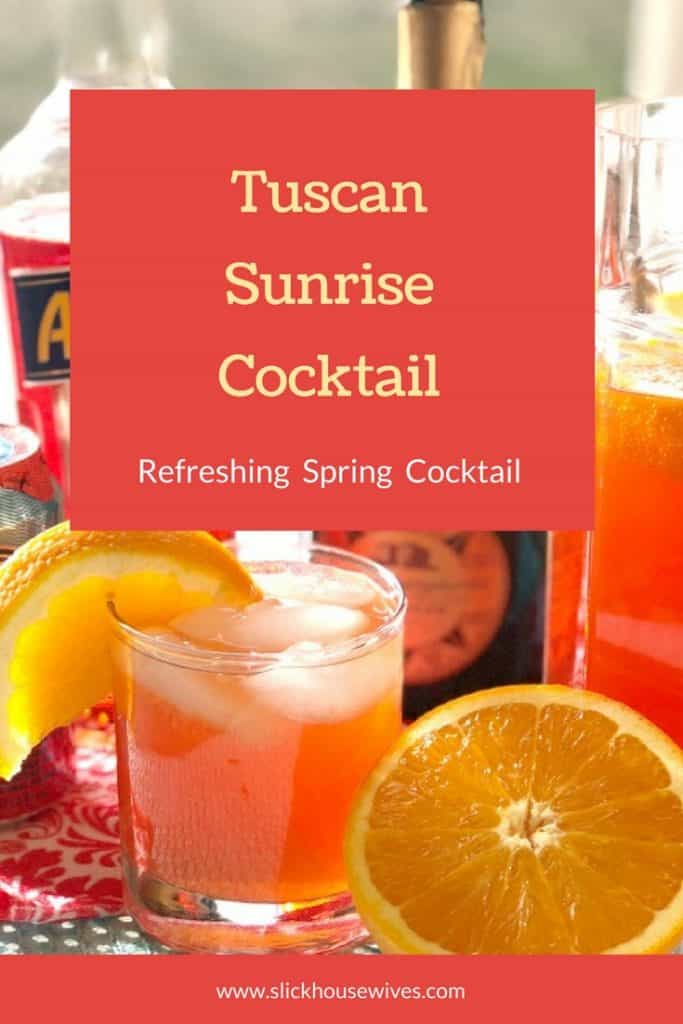 Tuscan Sunrise Cocktail
