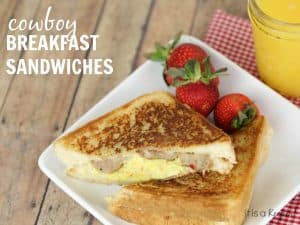 Cowboy Breakfast Sandwiches