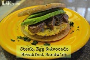 Ditch the Drive Thru Make a Steak Egg Avocado Breakfast Sandwich Faster Better