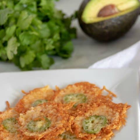 Keto Jalapeno Cheese Crisps