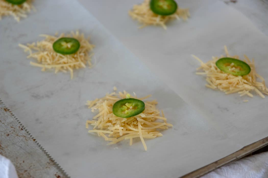 Keto Jalapeno Cheese Crisps